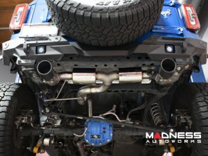 Ford Bronco Performance Exhaust System - Cat Back - Dual Exit - Injen - 3" - Black Tips